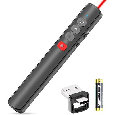 MIPREZT Presentation Clicker for Powerpoint, Wireless Presentation Remote Presenter Remote