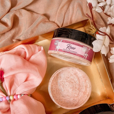 Rose Body Polish Creamy Body Scrub-150 ml